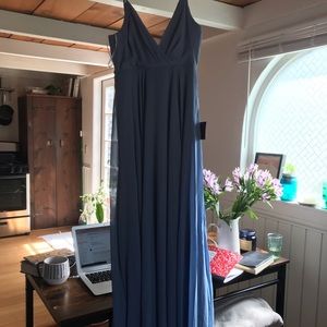 Brand New Lulus All About Love Blue Maxi Dress Size Medium